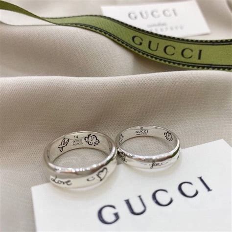 gucci r ring|Gucci couple ring.